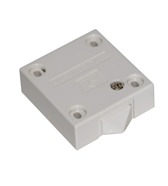 Wyłącznik WDP-M1-BI do szaf/drzwi do drzwi/szaf mechaniczny  250V 2A biały