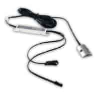 Wyłącznik WDP-4A-IR-SR srebrny do szaf/drzwi 30W 12V/24V 2,5A, 1 x sensor nawierzchniowy srebrny
