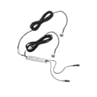 Wyłącznik WDP-5B-IR-SR srebrny do szaf/drzwi 30W 12V/24V 2,5A,  2x sensor wpuszczany