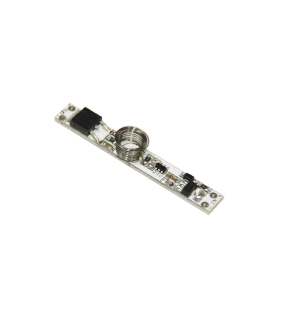 Wyłącznik WDL-1-B/CH  spr. dotykowy do listew LED, 12V 50W 4,2A, niebieskie podświetlenie