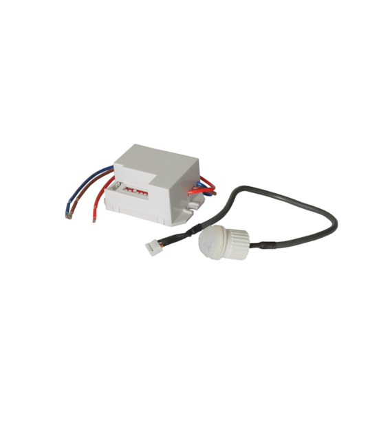 Wyłącznik PIR-CR52  230V biały 200W/800W 230VAC mod.464, biały IP20, detekcja 6m, 360stop
