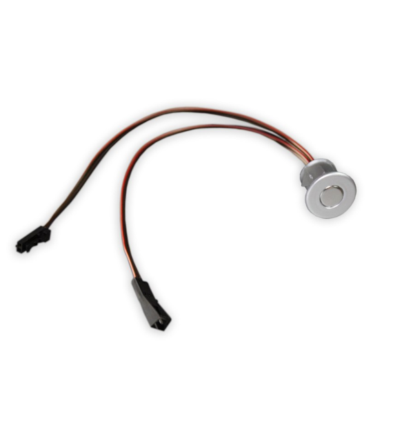 Wyłącznik WDS-7-MIDI-SR dotykowy ze ściemniaczem i z pamięcią, 12V/24V 48W 4A, SREBRNY