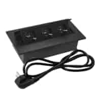 Port FLEXI2-GN3x230-CZP przewód 3x230VAC 10A, czarny, przewód sieciowy 2m z wtyczką