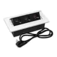 Port FLEXI2-GN3x230-BIP przewód 3x230VAC 10A, biały, przewód sieciowy 2m z wtyczką
