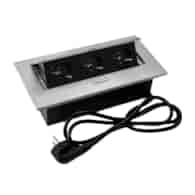 Port FLEXI2-GN3x230-ALP przewód 3x230VAC 10A, alu, przewód sieciowy 2m z wtyczką