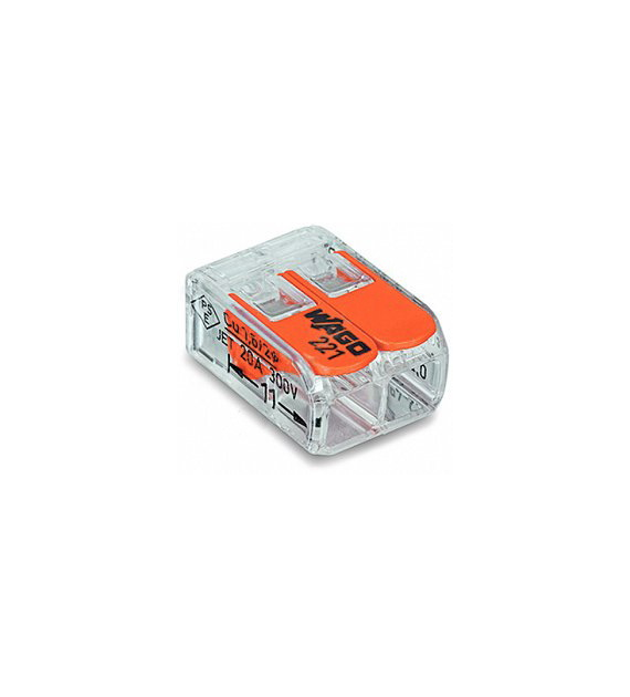 Złączka  ZŁ-W-221-412 WAGO 2pkt instalacyjna