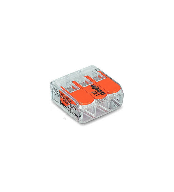 Złączka  ZŁ-W-221-413 WAGO 3pkt instalacyjna